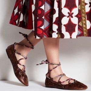 Valentino Santeria Lace-Up Flat